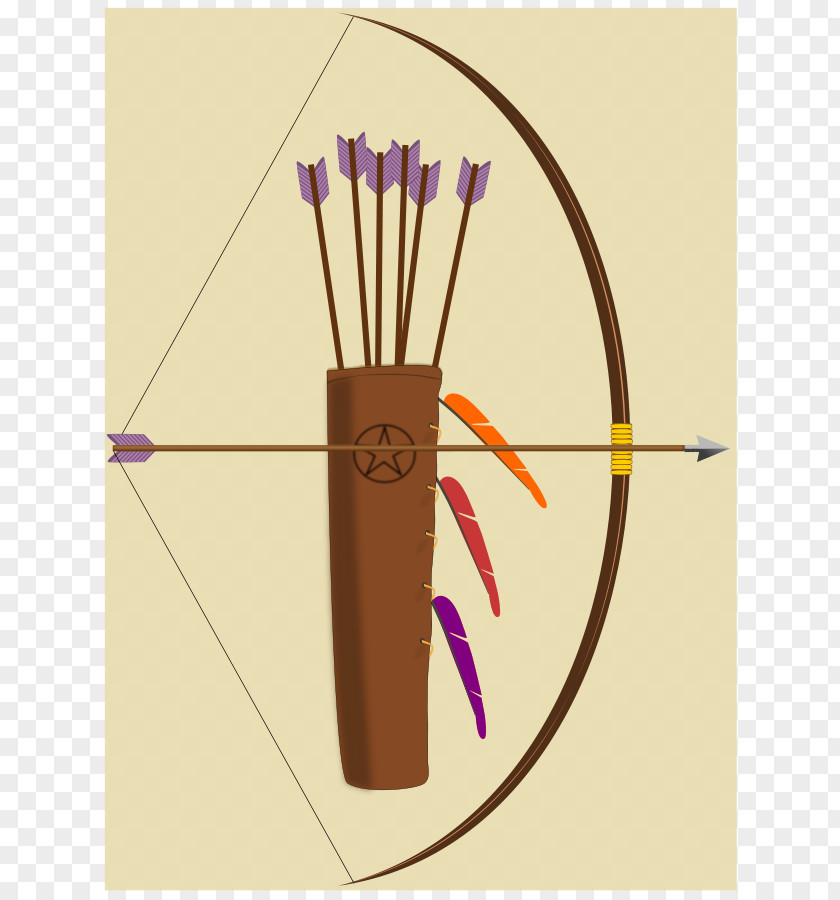 Quiver Cliparts Bow And Arrow Archery Clip Art PNG