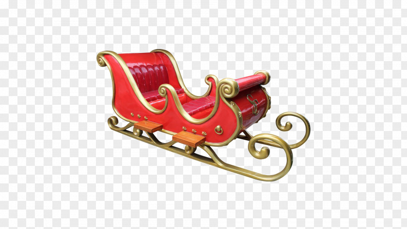 Santa Claus Sled Image PNG