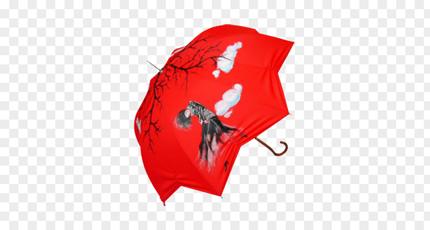 Red Umbrella Creative Corners To Pull Free PNG