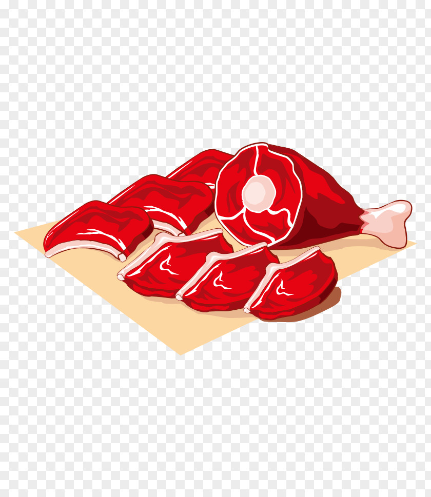 Vector Food Ham Barbecue Meat Royalty-free Illustration PNG