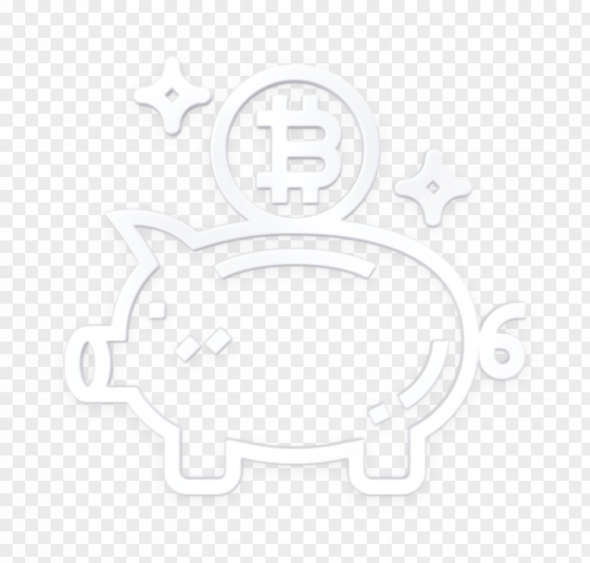 Bitcoin Icon Piggy Bank Cryptocurrency PNG