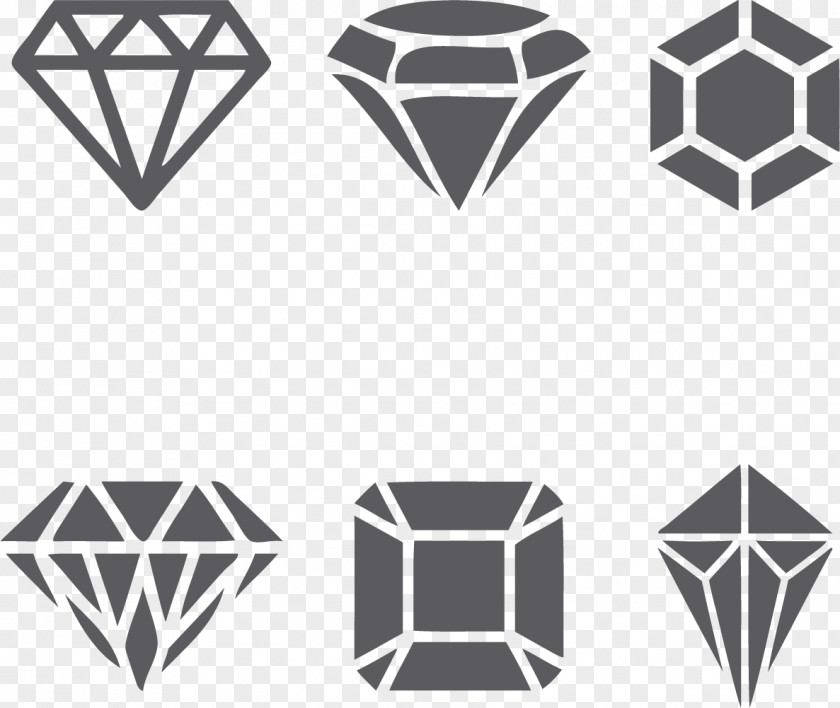 Diamond Tattoo Black-and-gray PNG