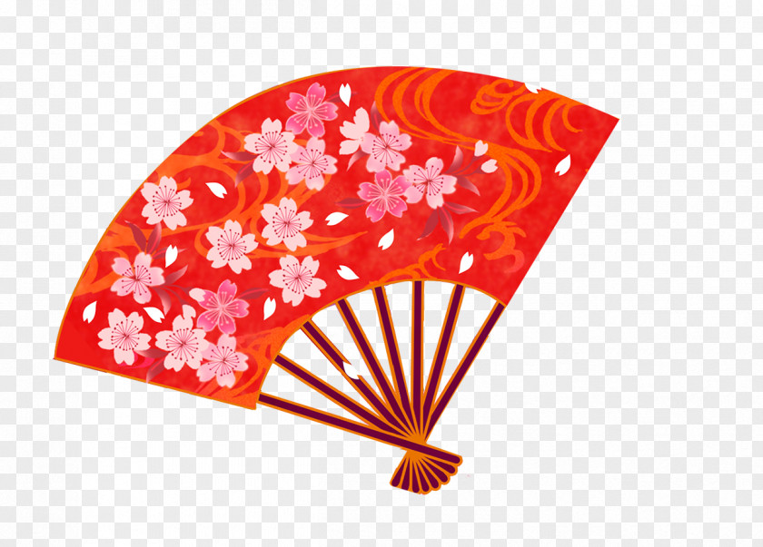 Japanese Fan Carpet Wallpaper PNG