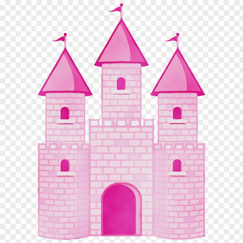 Pink Castle Steeple Building Architecture PNG