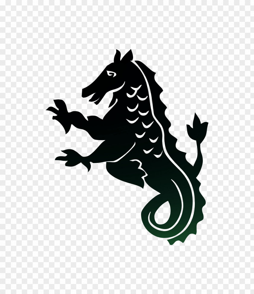 Seahorse Logo Font Silhouette PNG