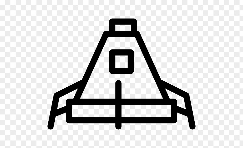 Spacecraft Line White Clip Art PNG