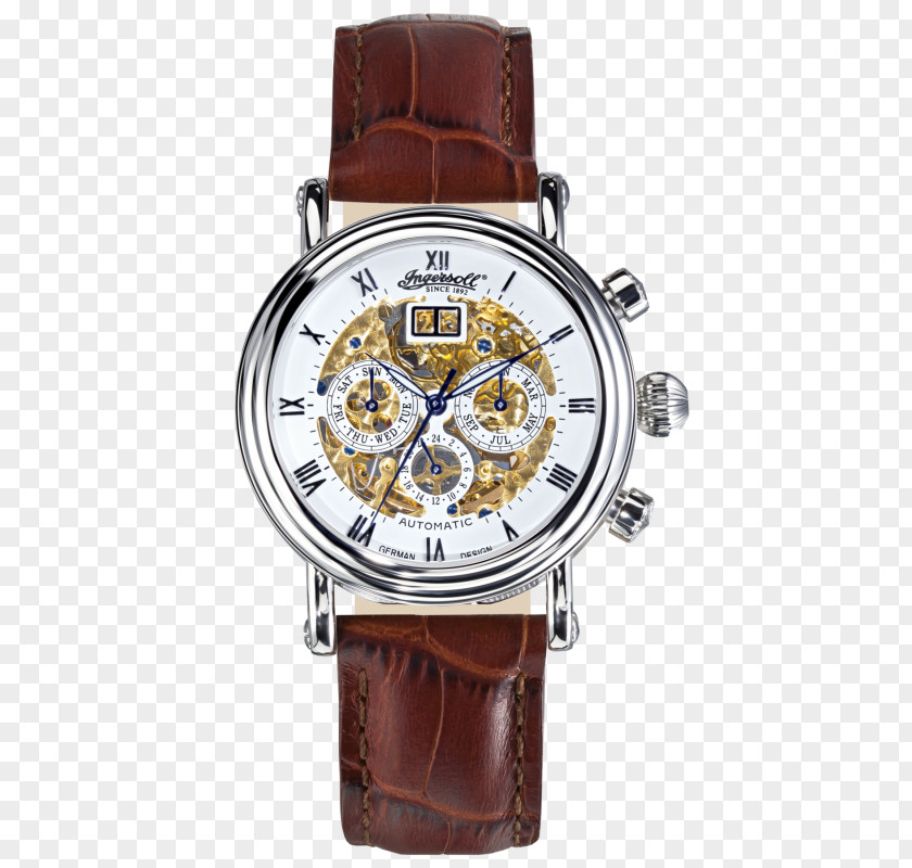 Watch Ingersoll Company Strap Chronograph Automatic PNG