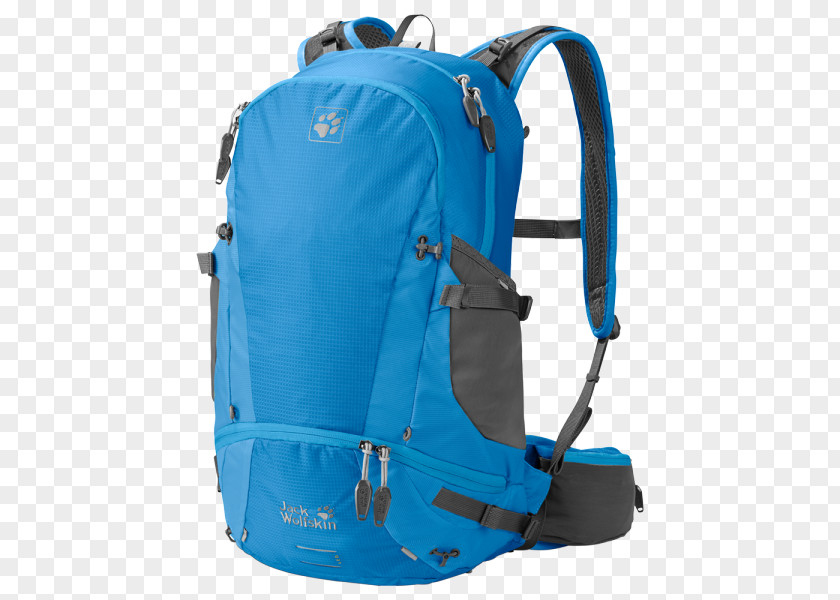 Backpack Jack Wolfskin Hiking Blue Outdoor Recreation PNG