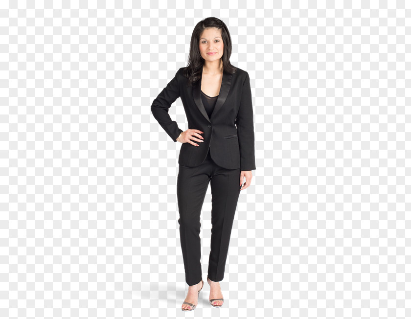 Black Suits Women Tuxedo Suit Dress Jacket Clothing PNG