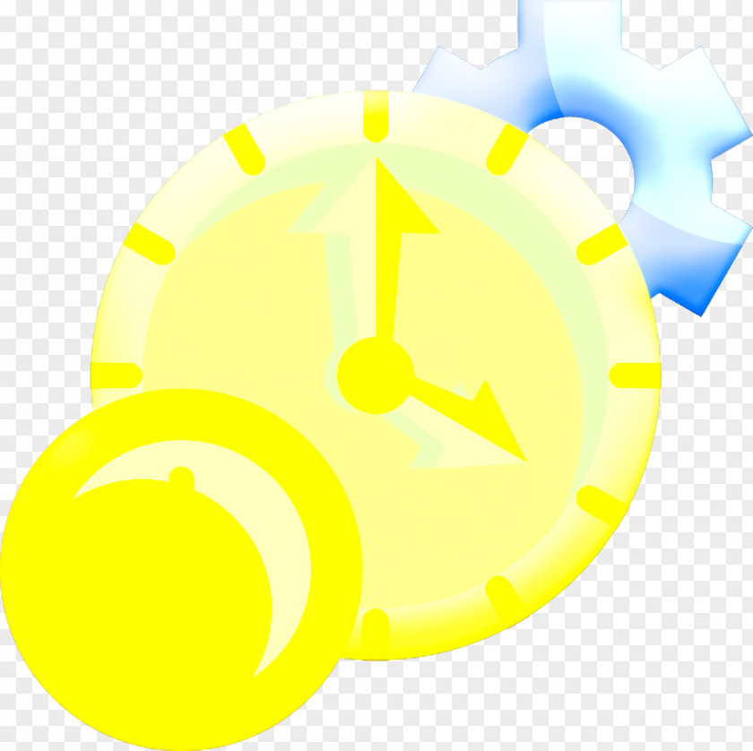 Clock Icon Fintech Time Management PNG