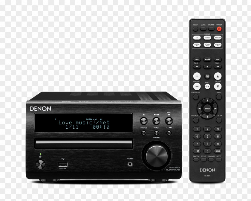 Hi-fi Audio System Denon D-M40DAB , High Fidelity Loudspeaker PNG