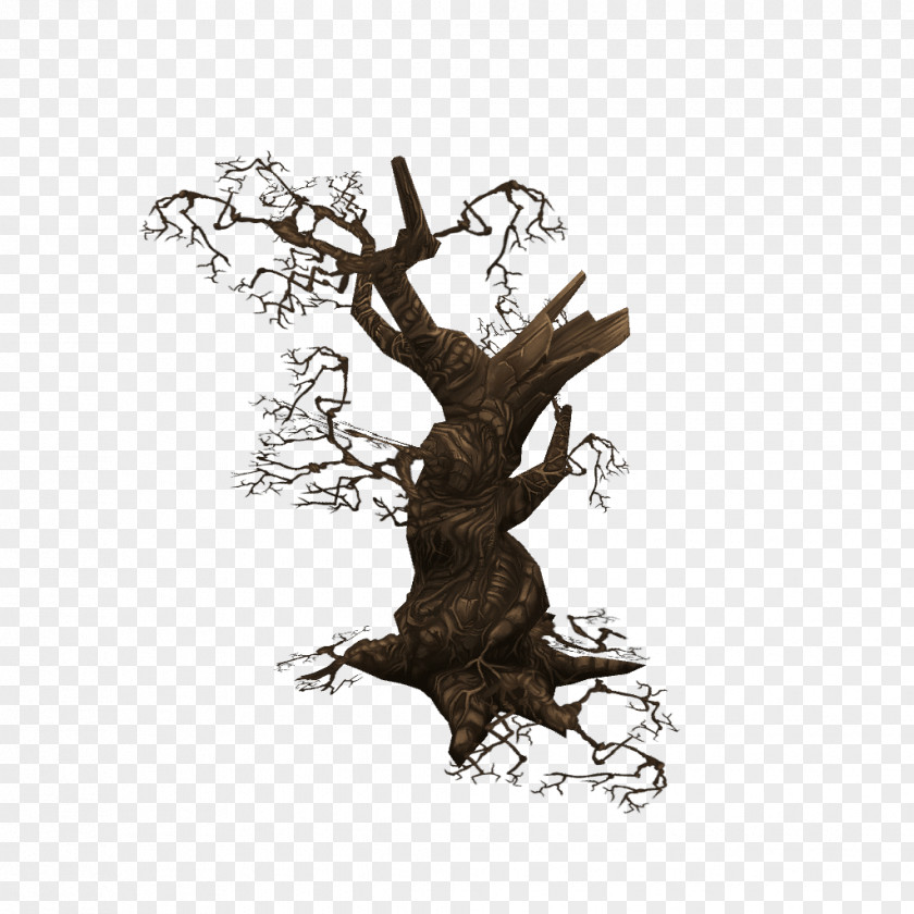 Low Poly Twig 3D Computer Graphics Modeling High PNG