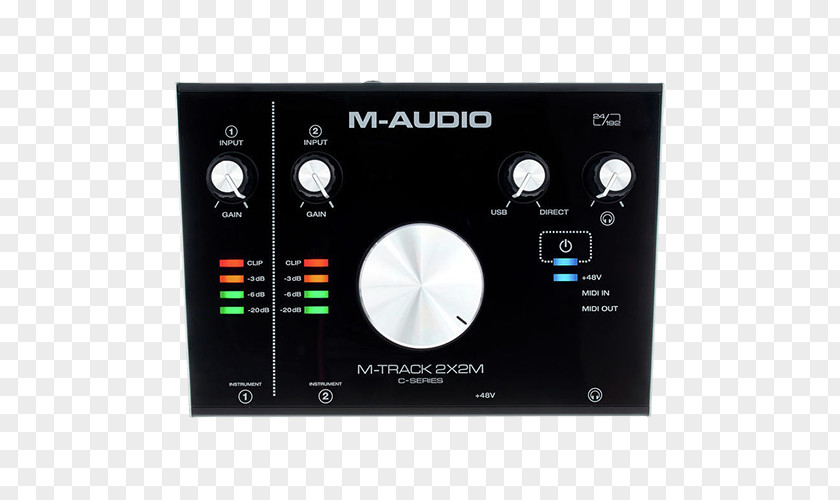 M-audio M-Audio M-Track 2X2M MIDI Musical Instruments PNG