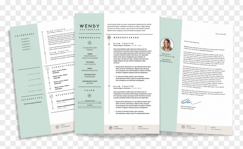 Modern Cv .nl Curriculum Vitae Adaptable Application For Employment Conflagration PNG