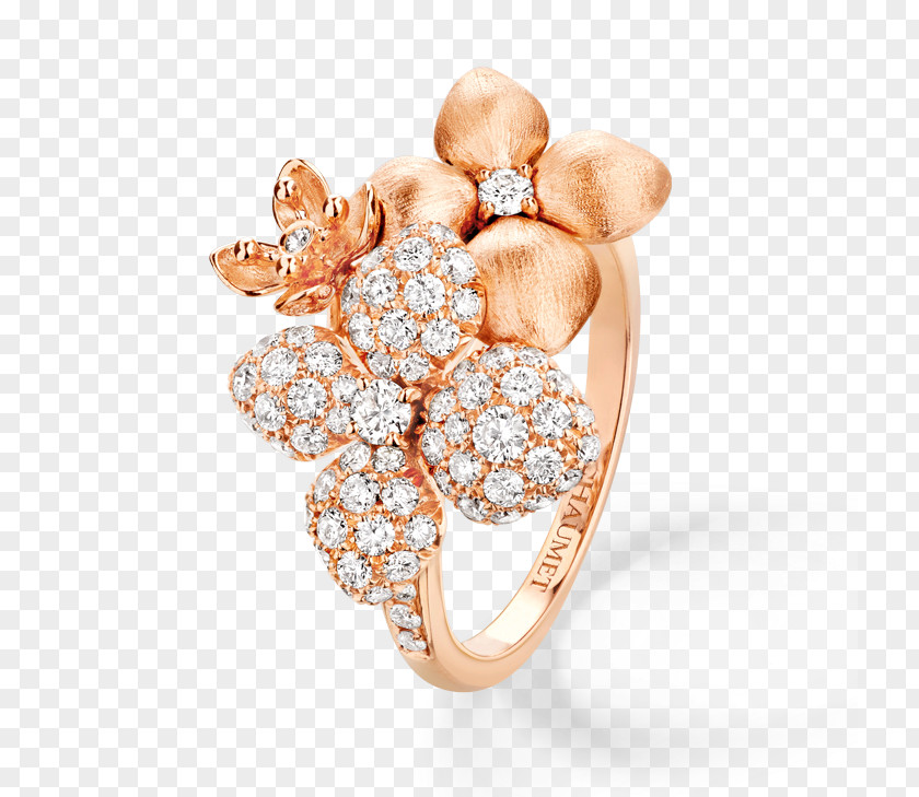 Ring Earring Gold Moon River Diamond PNG
