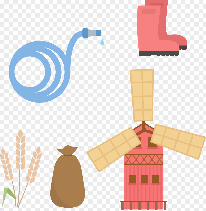 Vector Agricultural Tools Euclidean Agriculture Farm Illustration PNG