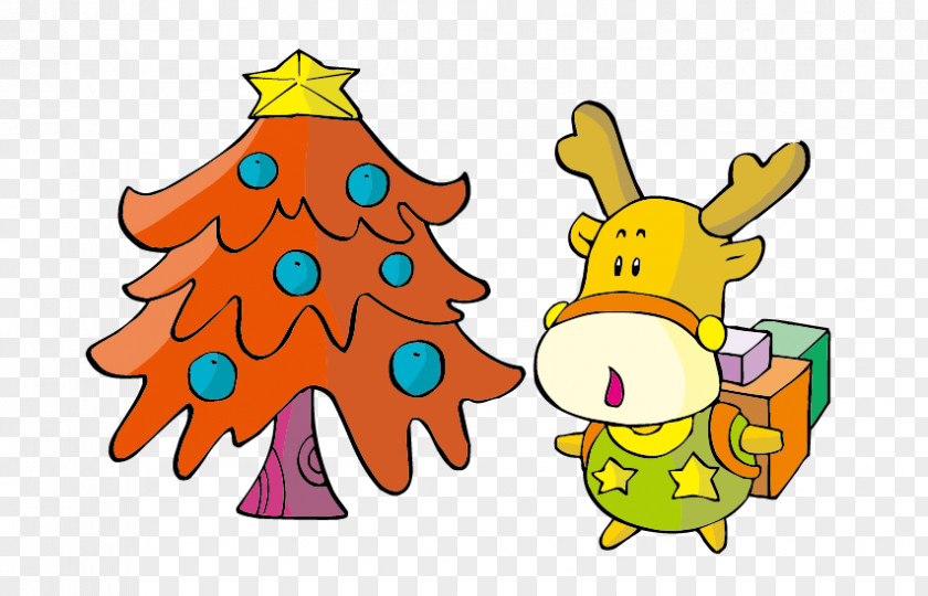 Vector Christmas Tree Eve PNG