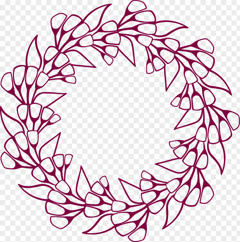Vector Simple Floral Decorative Pattern Design Flower Clip Art PNG
