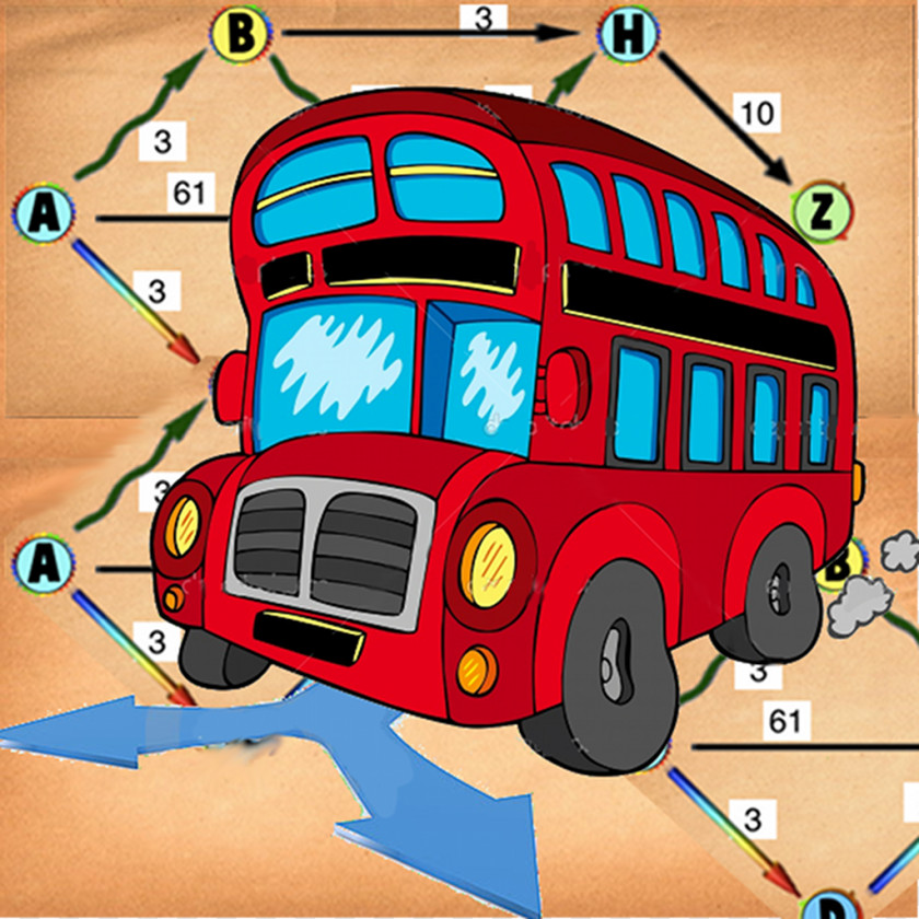 Bus London Double-decker Cartoon PNG