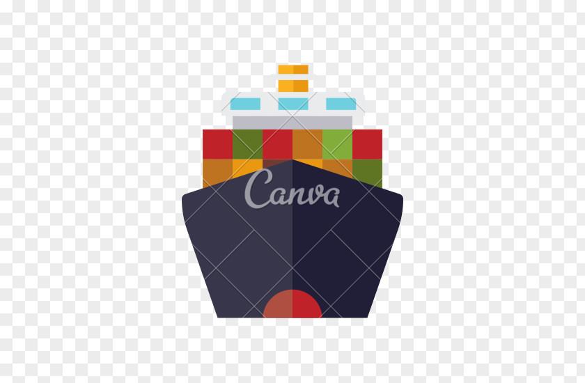Container Ship Cargo Transport Intermodal PNG