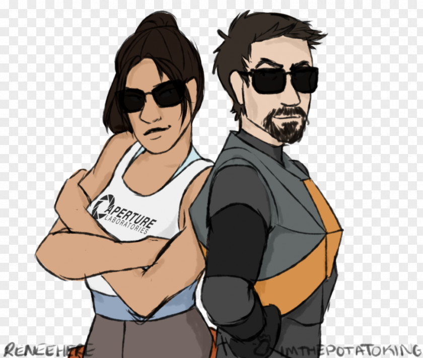 Gordon Freeman Portal 2 Half-Life Team Fortress Dota PNG