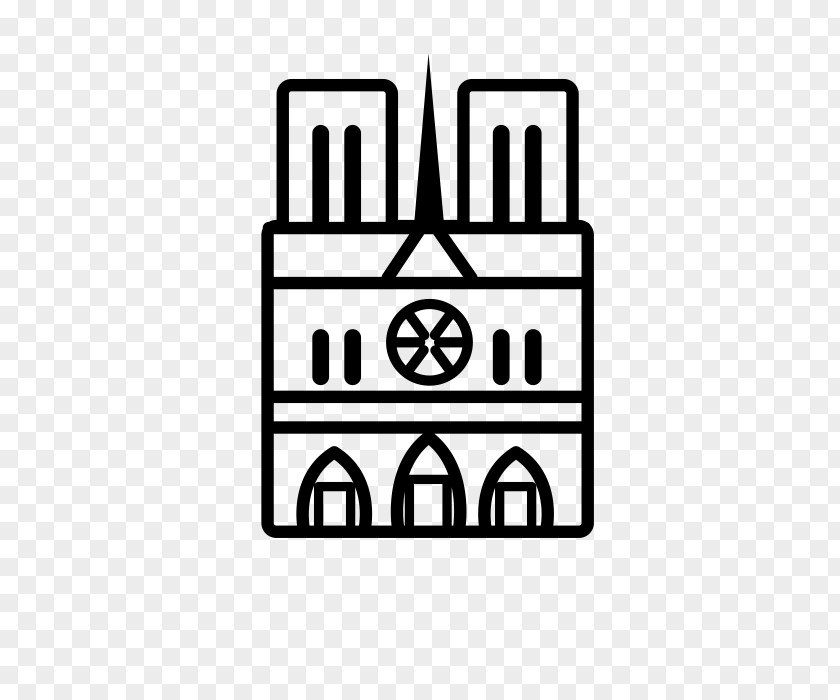Paris Notre Dame Brand Line Angle Logo Clip Art PNG