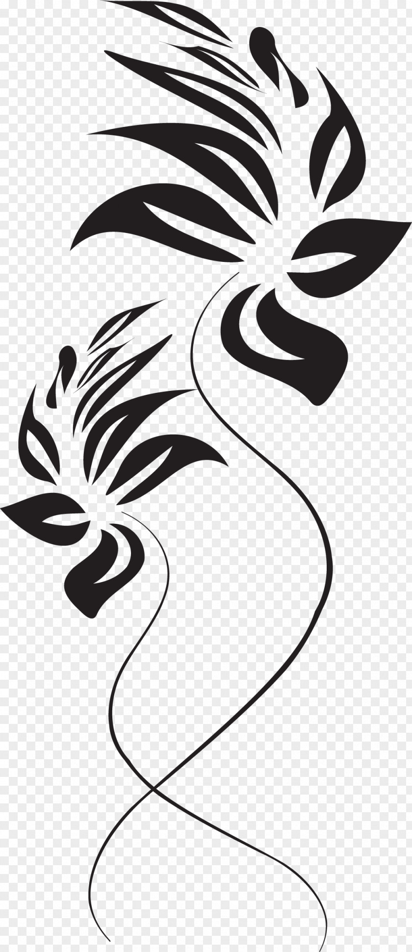 Plant Visual Arts Black And White Clip Art PNG