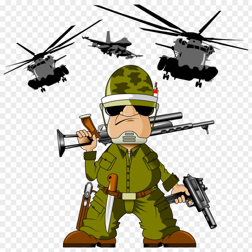 Vector Warrior Soldier Cartoon Royalty-free Clip Art PNG