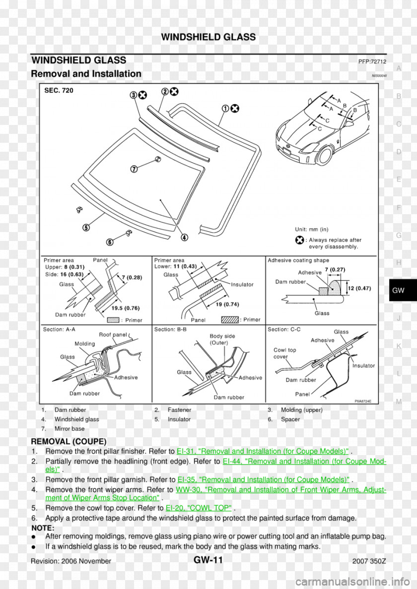 2006 Nissan 350z Coupe Drawing /m/02csf Window Document PNG