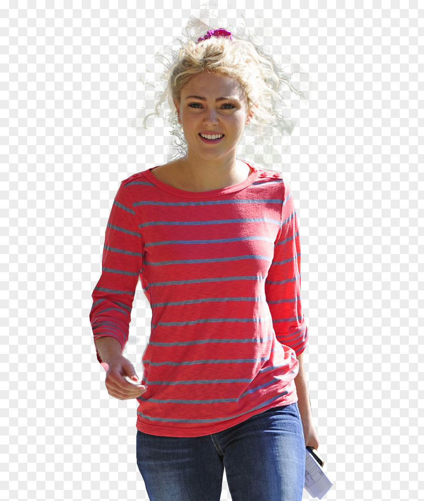 AnnaSophia Robb T-shirt Tartan Hoodie Shoulder Sweater PNG