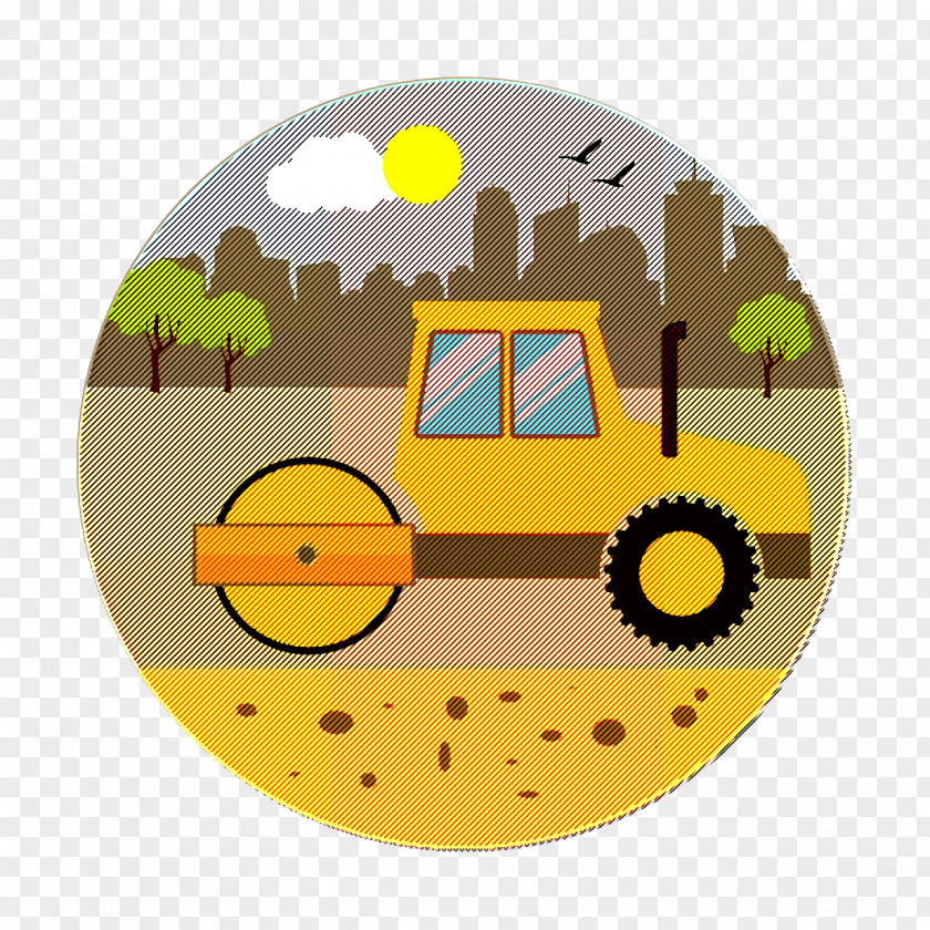 Bulldozer Icon Work Landscapes PNG