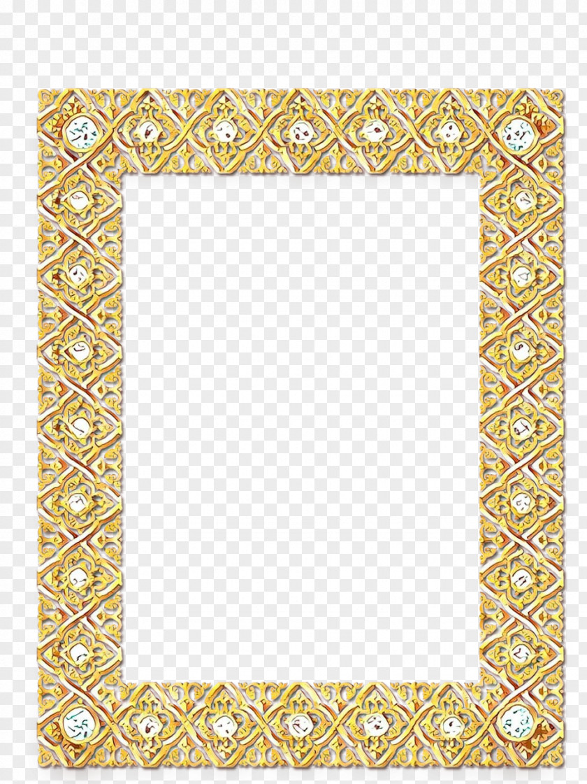 Paisley Rectangle Picture Cartoon PNG