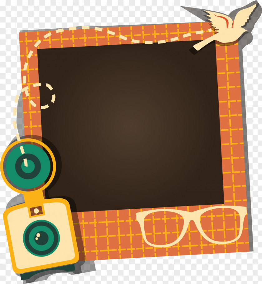 Red Camera Card Picture Frame Royalty-free Illustration PNG