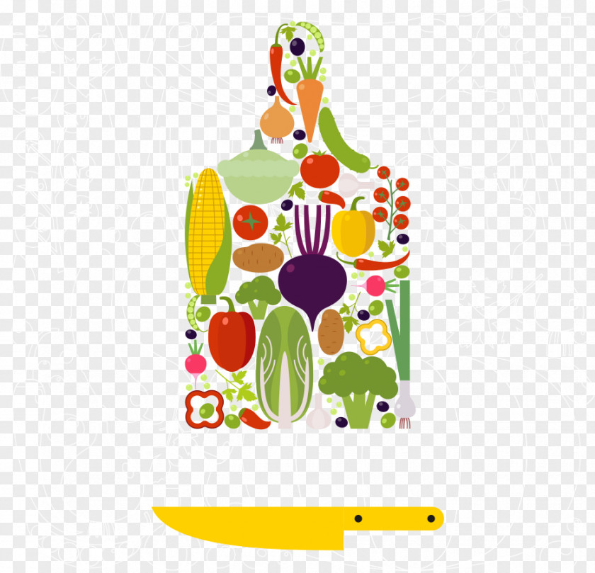 Vector Organic Vegetables Creative Journal Food Fruit Vegetable Illustration PNG