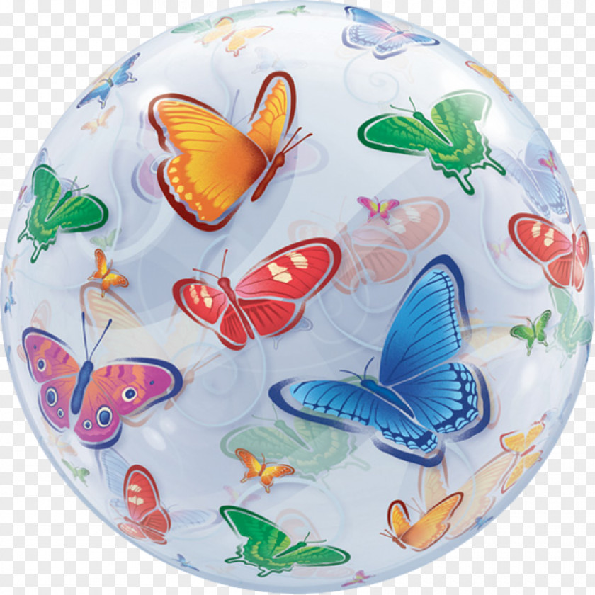 Butterfly Toy Balloon Butterflies Bubble Birthday PNG