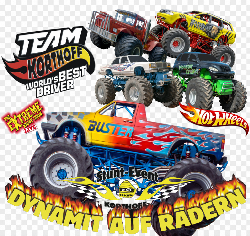 Car Radio-controlled Motor Vehicle Wheel Monster Truck PNG