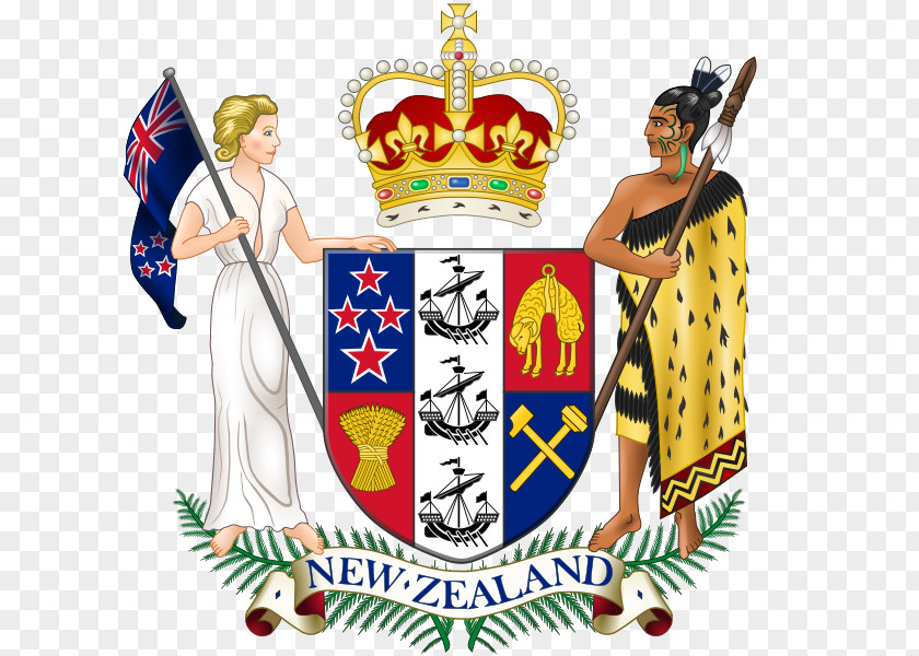 Coat Of Arms New Zealand Flag Silver Fern PNG