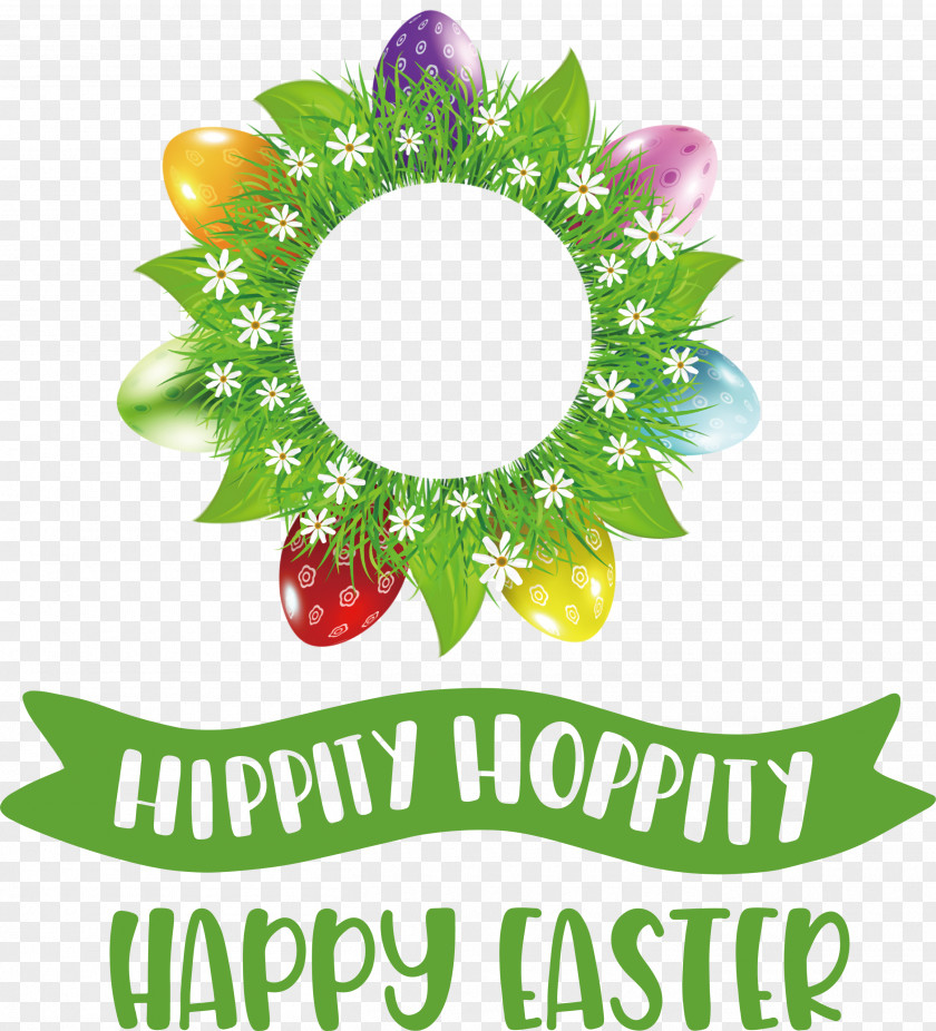 Hippity Hoppity Happy Easter PNG