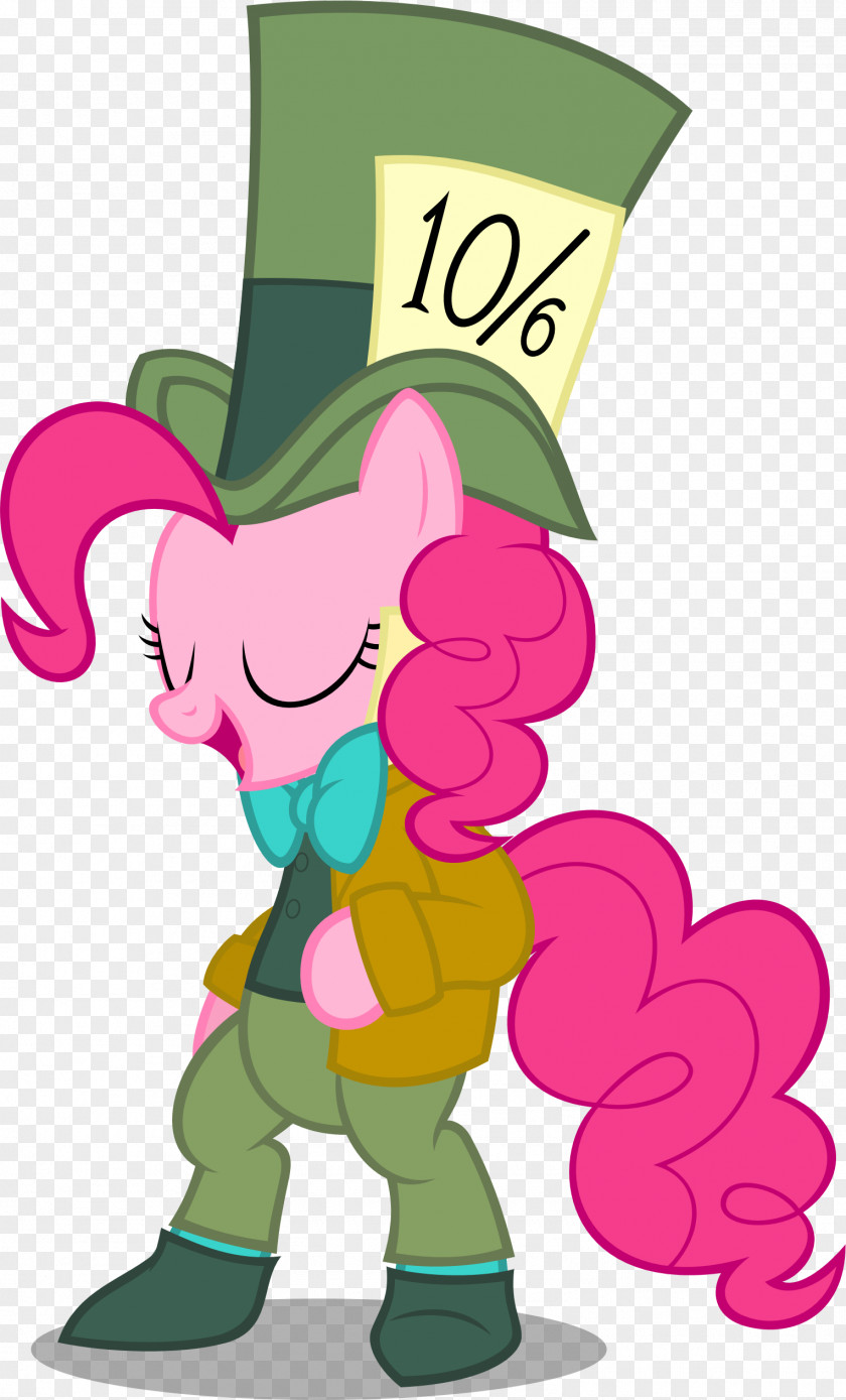 Mad Hatter Pinkie Pie Applejack Art Equestria Daily Pony PNG