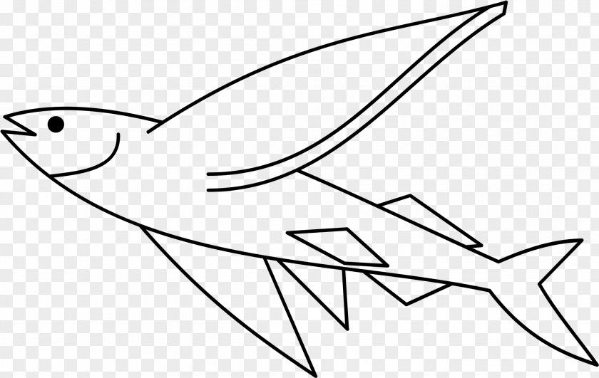 Mouth Tail Fish White Line Art Coloring Book Fin PNG