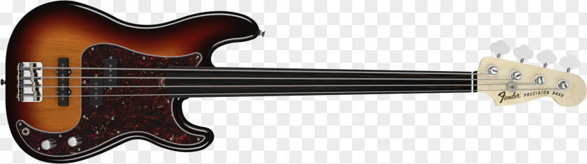 Bass Guitar Fender Precision Jaguar Fretless PNG