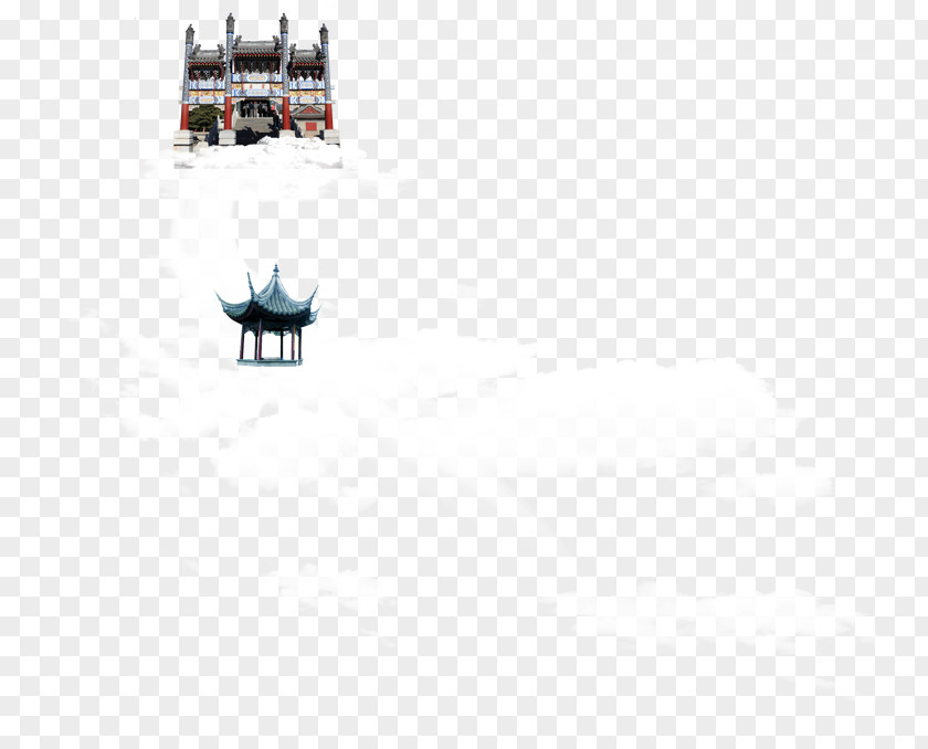 Church Pavilion Building Clouds White Floor Pattern PNG