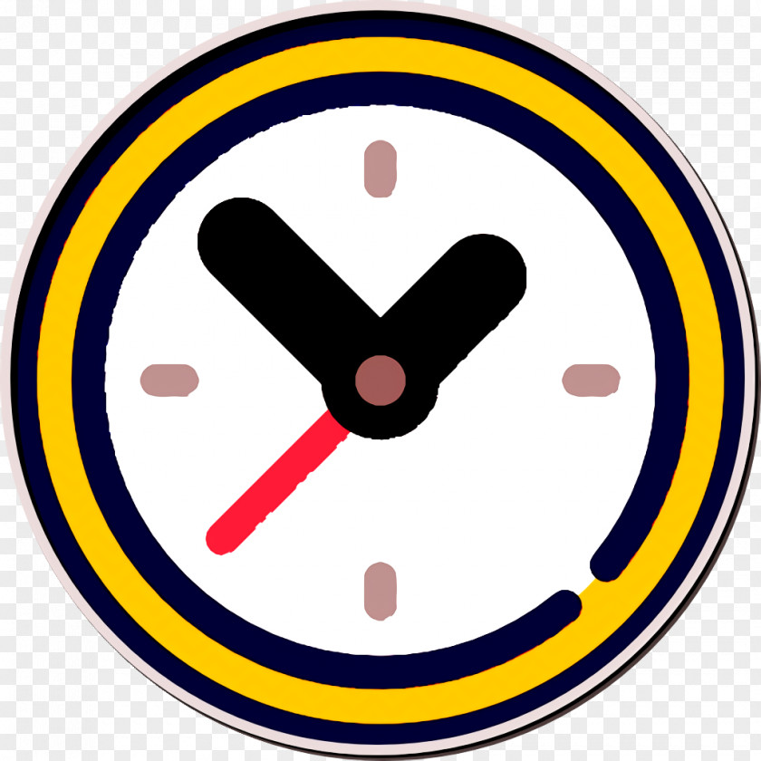 Circular Clock Icon Watch Business PNG