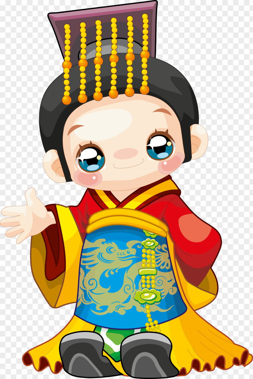 Imperial Cartoon Emperor Of China Image Jin Dynasty Download PNG
