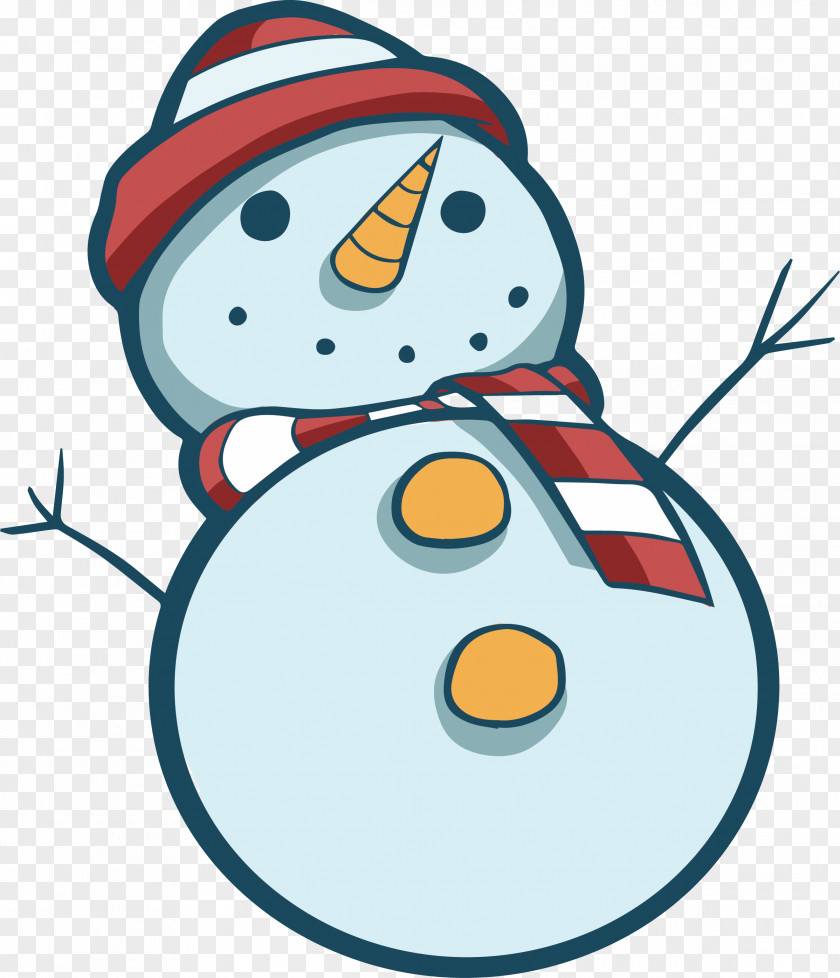 Lovely Snowman Computer File PNG