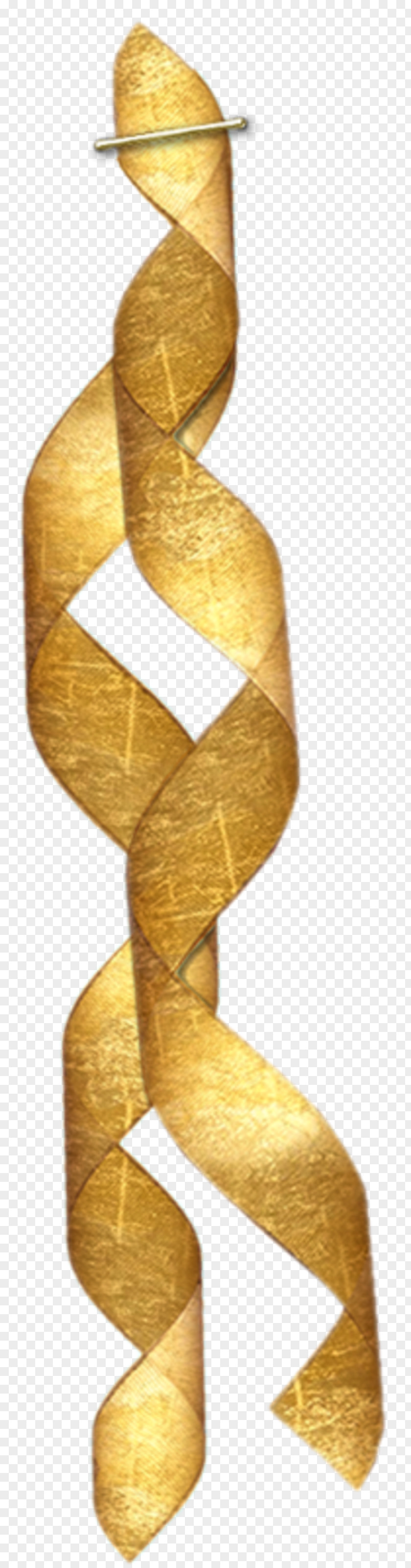 Pouring Ribbon Metal Photography Gold PNG