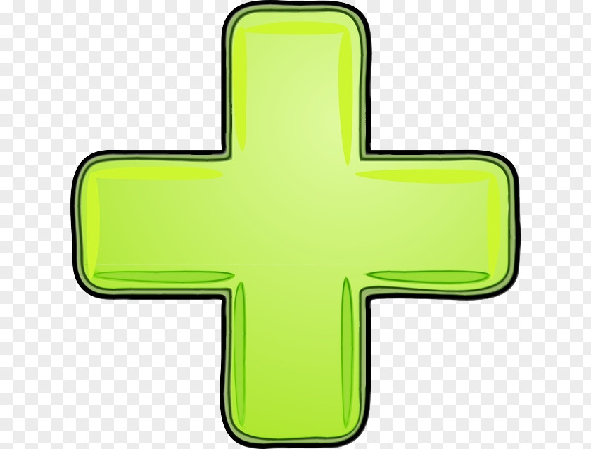 Symbol Cross Green Design Line Meter PNG