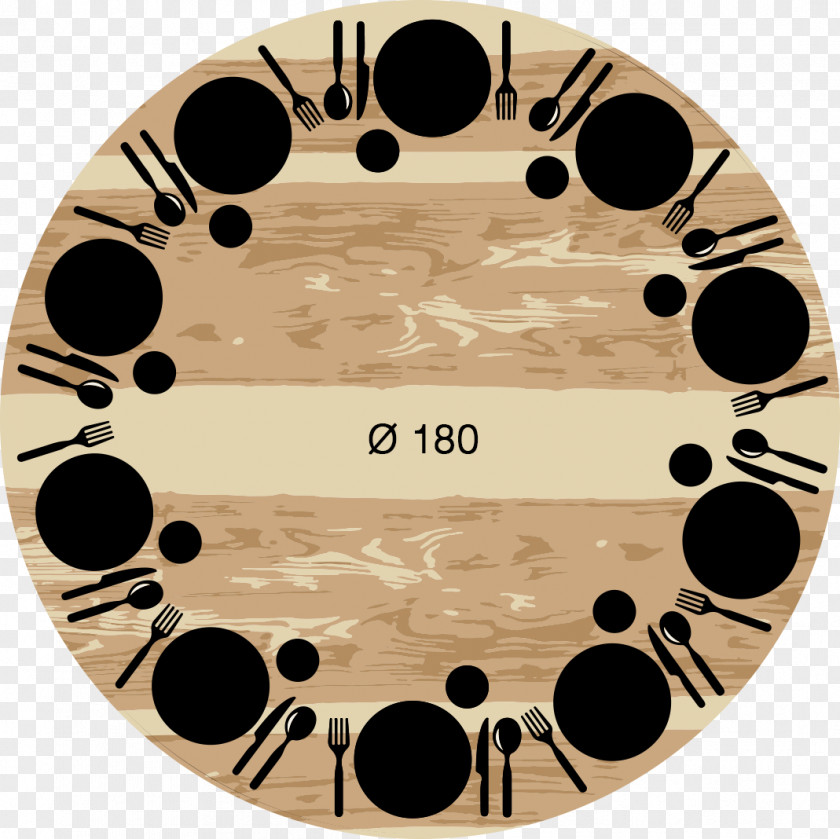 Table Round Tablecloth Circle Knoll PNG