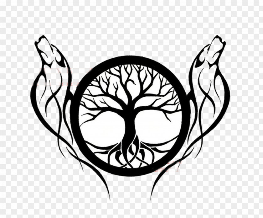 Tree Of Life Drawing Celtic Tattoo Idea PNG