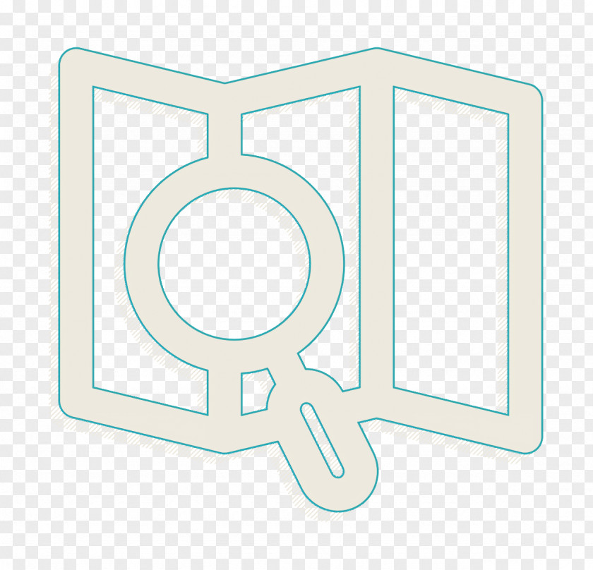 Find On Map Icon Maps And Location Linear Search PNG